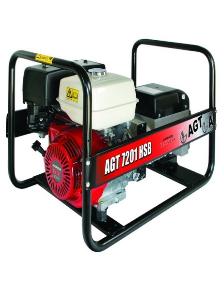 Generator de curent AGT 7201 HSB 6 KVA cu motor Honda