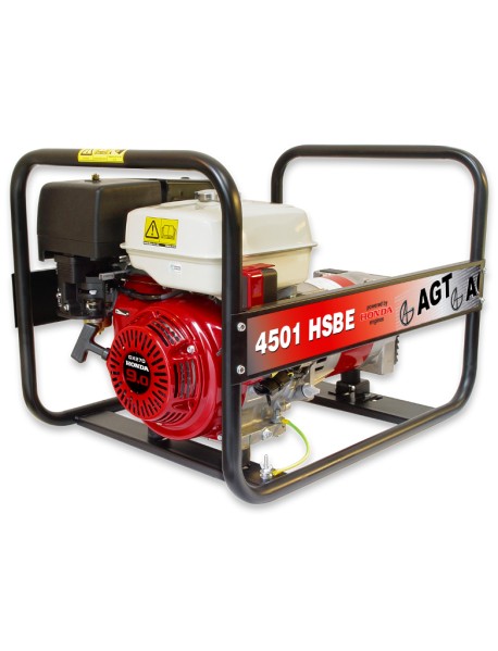 Generator de curent AGT 4501 HSBE 4,2KVA cu motor Honda