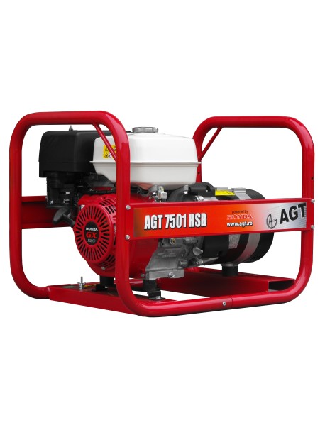 Generator de curent AGT 7501 HSB  6,4KVA cu motor Honda