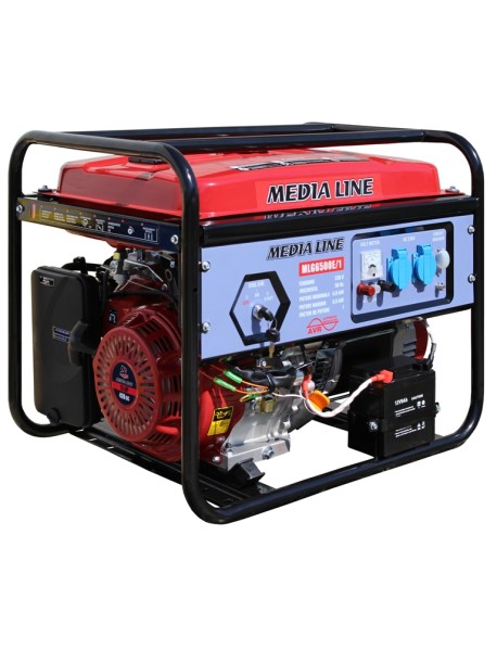 Generator de curent monofazat Media Line MLG 6500E/1