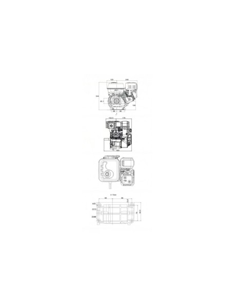 Motor Loncin 6,5CP LC75 - G200F-B