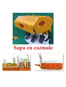 Sapa cu cazmale pentru motocultivatoare,latime 65cm